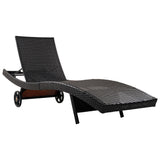 Patio Wicker Chaise Lounge Chairs Set of 2