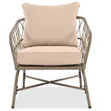GO Bohemia-Inspired 4-Person Outdoor Seating Group With Removable Cushions