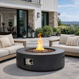 40' Round Outdoor Propane Fire Pit Table