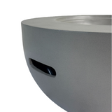 Outdoor Round Propane Fire Pit Table 28-inch, 40,000 BTU