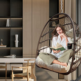 Khaki Hanging Swing Egg Chair