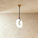Aktis Alabaster Pendant Light