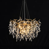 Anab Round Crystal Chandelier