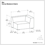 Rex - Corner Sofa Module