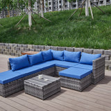 Patio Sofa With Cushions