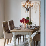 Alcott - Dining Table - Brown / Antique White