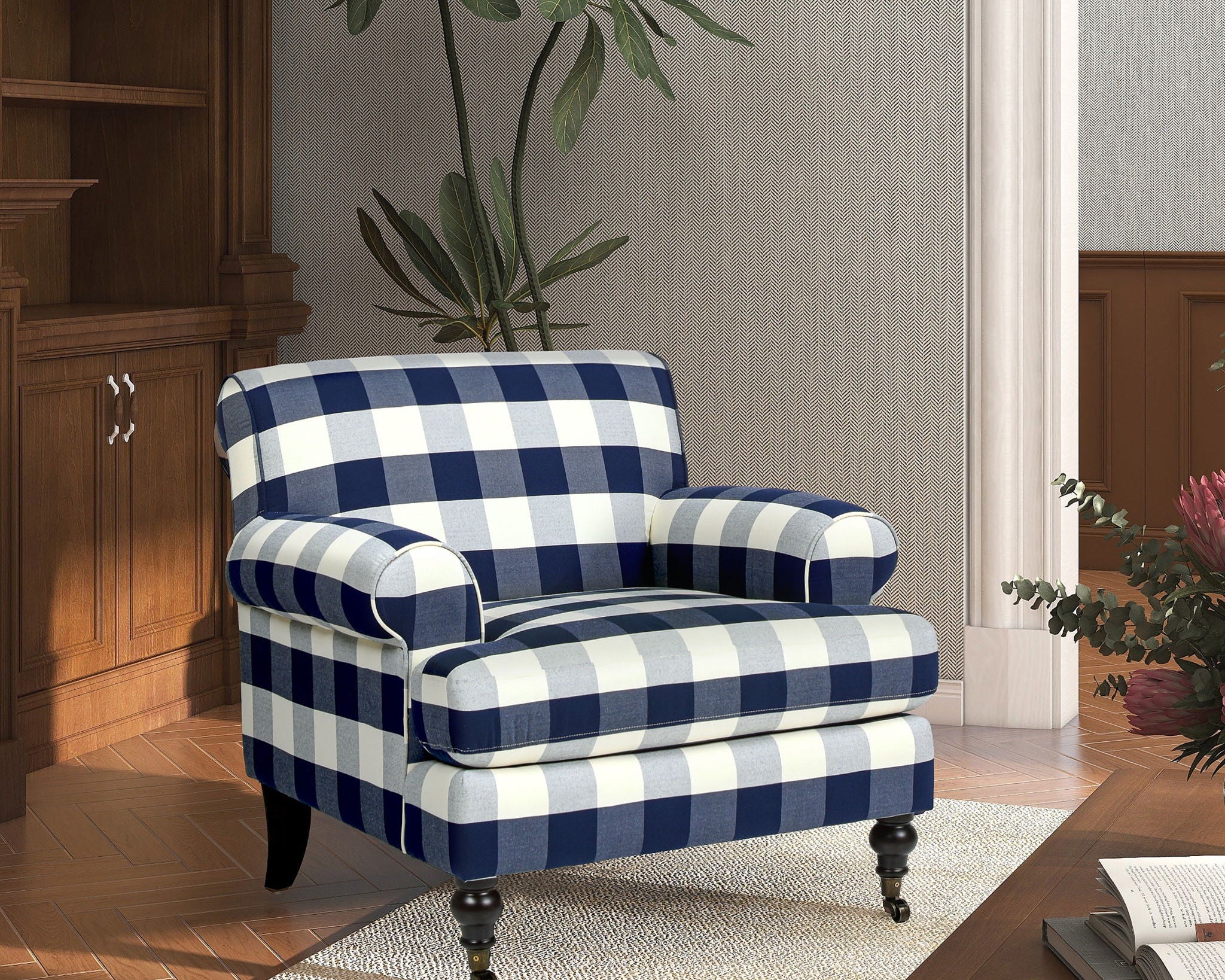Alana Lawson - Accent Arm Chair Casters