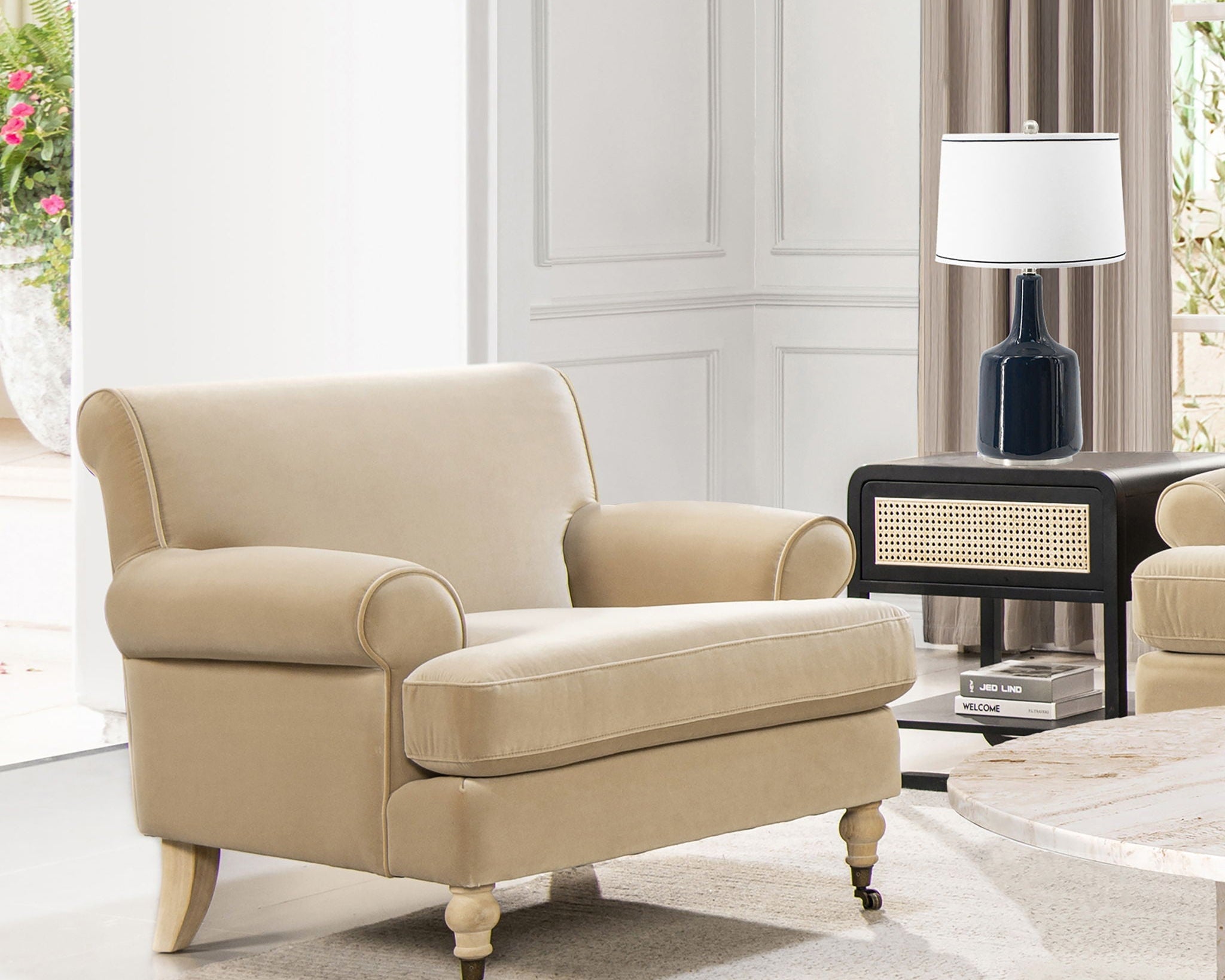 Alana Lawson - Accent Arm Chair Casters