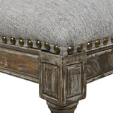 Triomphe Rattan Wicker High Back Armless Counter Bar Stool