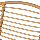 Cordella Outdoor Woven Wicker Chairs with Cushions, Set of 2