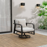 FR Aluminum Outdoor Swivel Seats