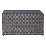 Comfortable Modern Patio Rattan Sectional Set With Cushions