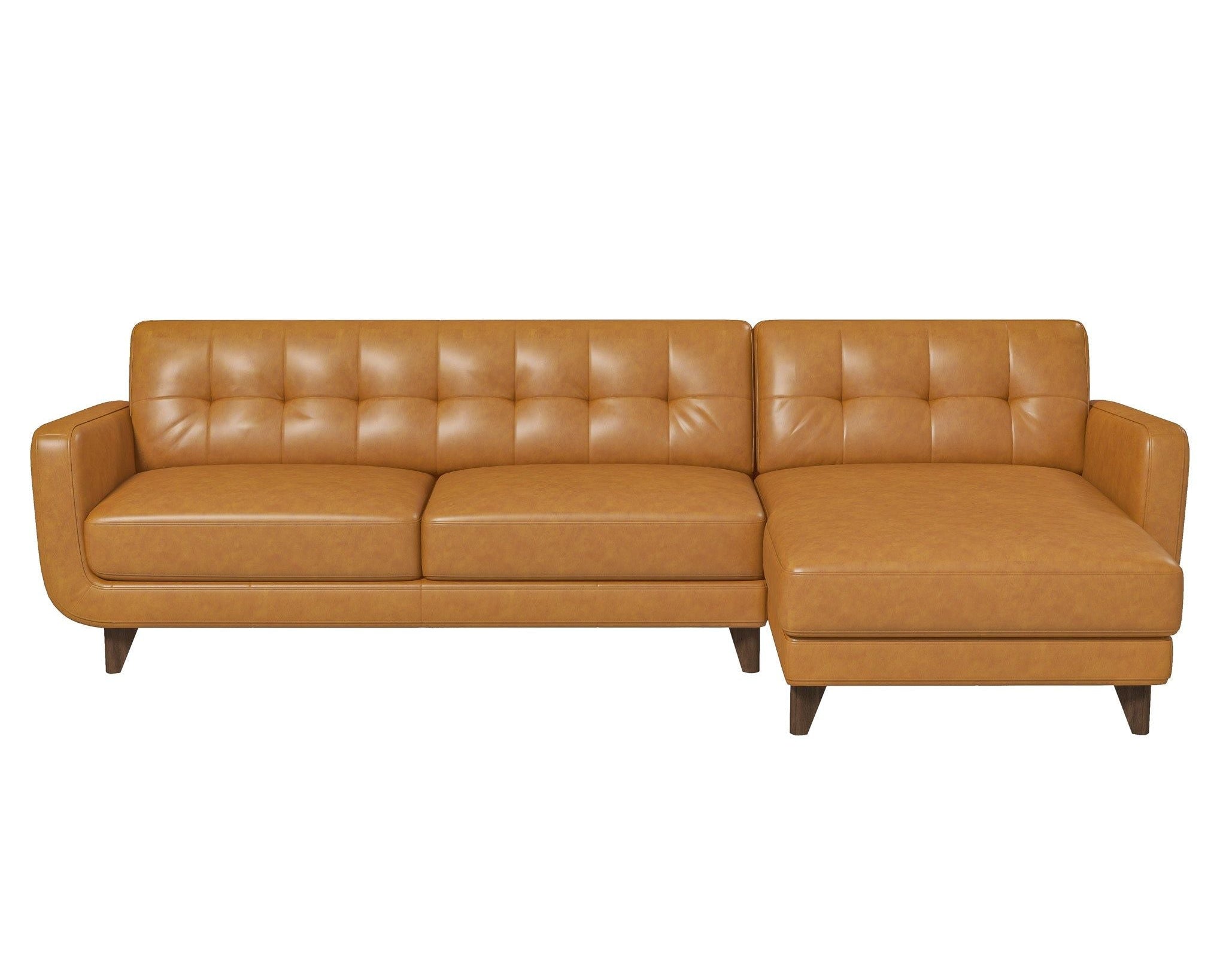 Allison - Mid-Century Modern Sectional Sofa Chaise