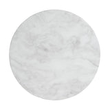 Outdoor Ponti Travertine Side Table, White