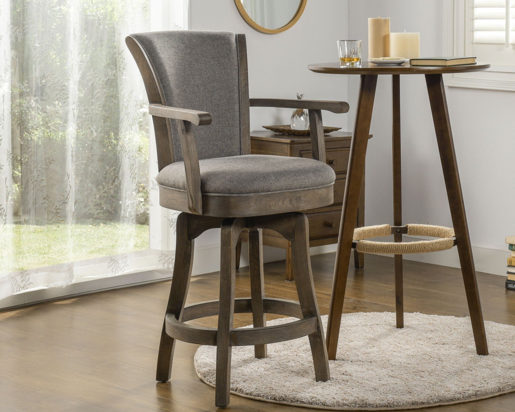 Williams - Swivel Counter Height Bar Stool
