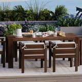 TREXM 7-Piece Patio Dining Table Set for 6