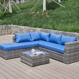 Patio Sofa With Cushions