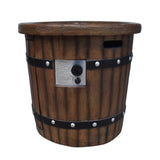 Round 25' Magnesium Oxide Fire Pit - 40,000 BTU