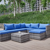Patio Sofa With Cushions