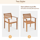 GO Outdoor Wood Dining Set For 7-8 Persons