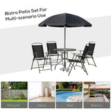 Patio Dining Set With Table Umbrella
