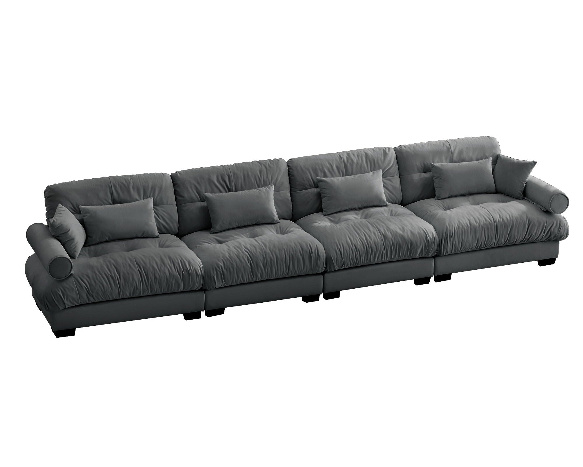 Super Comfort Oversized Modular Sectional Sofa, Deep Seat Convertible L Shaped Couch
