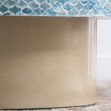 Unique Capiz Coffee Table & Pedestal Base