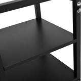 K&K 76.6' Outdoor Grill Cart with Storage Cabinet