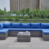 Patio Sofa With Cushions
