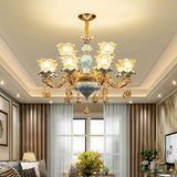 Blanche Chandelier - Blue