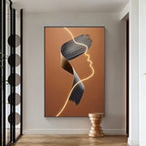 Brush Stroke Illuminated Art