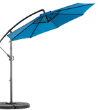 10ft Offset Hanging Market Patio Umbrella with Easy Tilt Adjustment