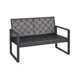 4 Piece Patio Furniture Set With Acacia Wood Table Top