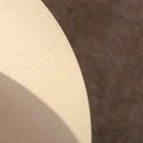 Beige Nesting Coffee Table Set of 2 Modern Drum Side Tables