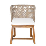 Outdoor Acacia Wood Dining Chairs (Set of 2)
