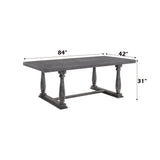 Bernard Weathered Dining Table