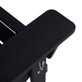 Folding Adirondack Chair with Side Table, 3-Piece Set