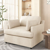 Oversized Accent Chair Comfortable Armrest Cushions