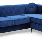 Delray - Micro Suede Sofa Chaise