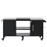 K&K 72.4' Large Grill Table for Big Green Egg