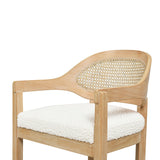 Americana - Mid-Century Modern Cane Back Counter Stool