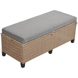 TOMAX 5-Piece Outdoor Patio Rattan Sofa Set