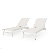 Finn Contemporary Chaise Lounge for Outdoor Relaxation