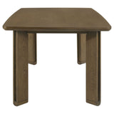 Crispin - 7 Piece Rectangular Dining Table Set With Upholstered Chairs - Brown