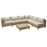 K&K 7-Piece Wicker Patio Furniture Set