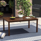 Rectangular Acacia Outdoor Dining Table