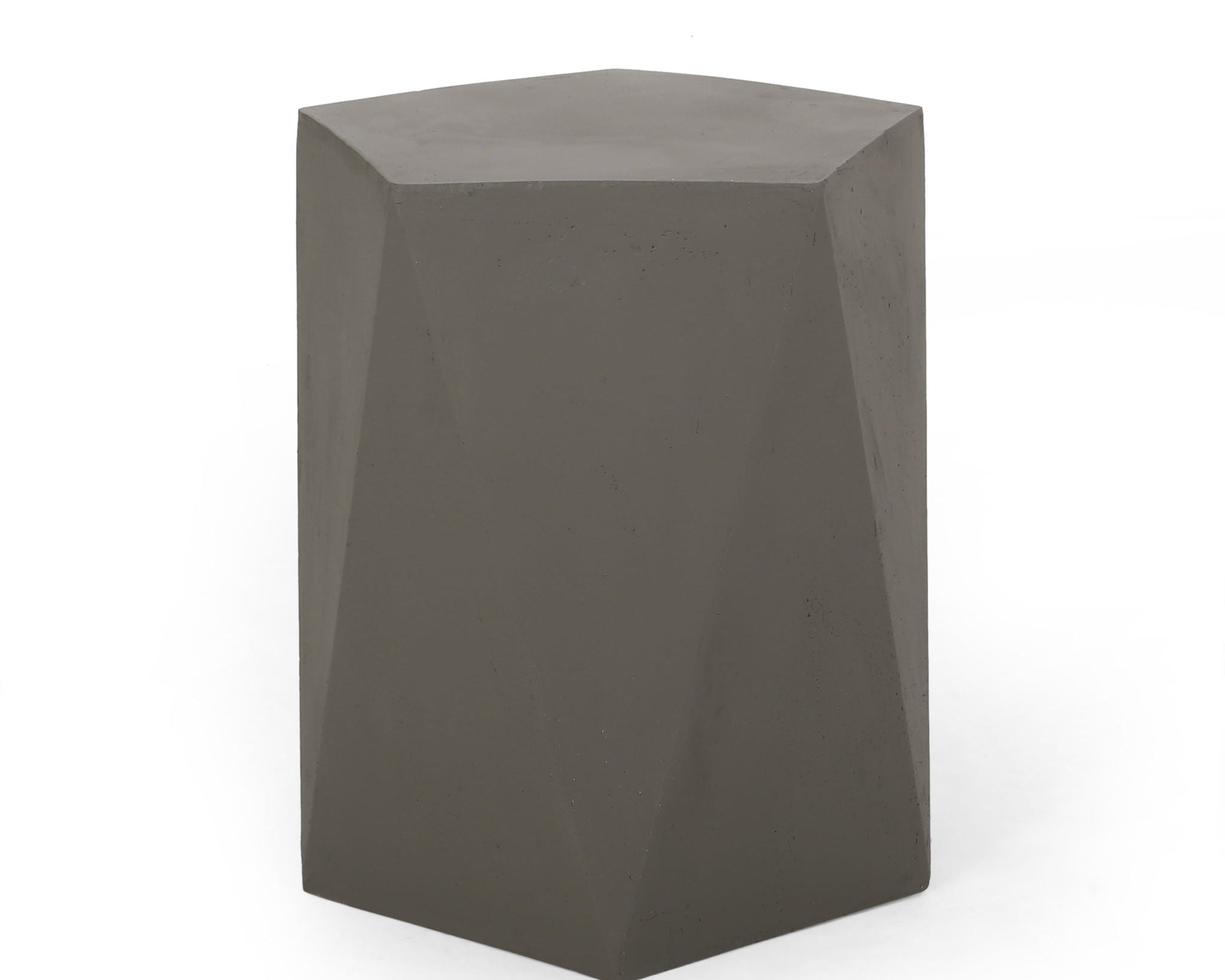 Side Table With Geometric Design
