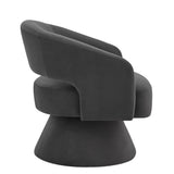 Modern Swivel Barrel Chair Upholstered Velvet Accent Chair