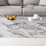 Elegant Grey Stone Pattern Coffee Table