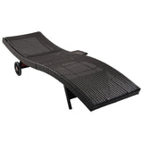Patio Wicker Chaise Lounge Chairs Set of 2